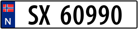 Truck License Plate